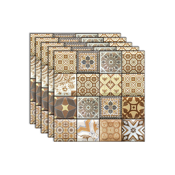 3D Embossed Plastic Wall Panels, 20-Piece Mosaic Set