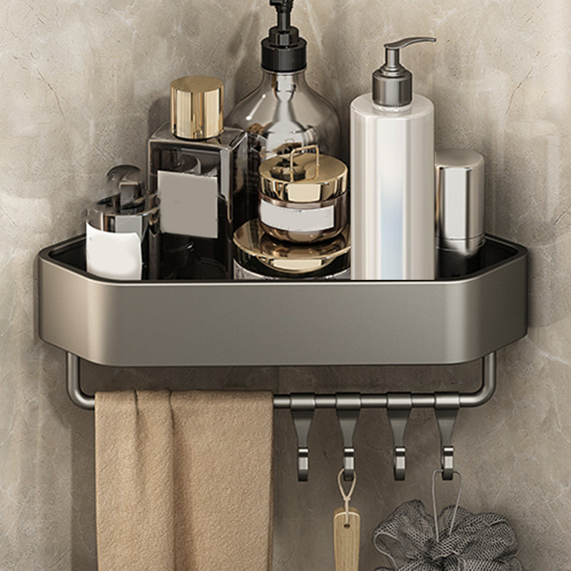 BowLift | Adhesive Holder Metal Bathroom Accessory Single Piece or in Set with Shelf