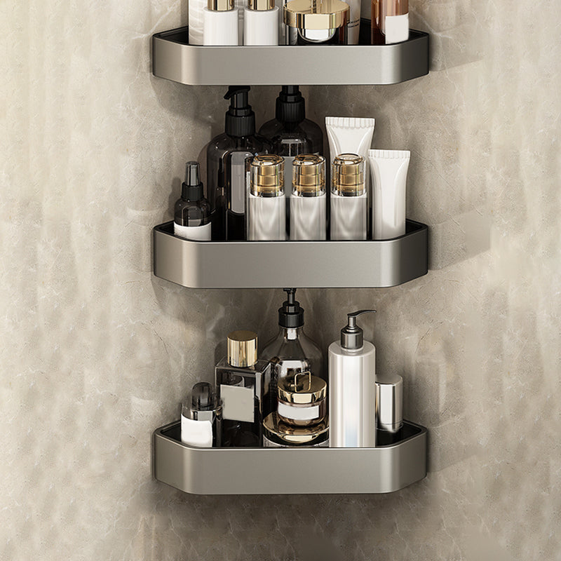 BowLift | Adhesive Holder Metal Bathroom Accessory Single Piece or in Set with Shelf