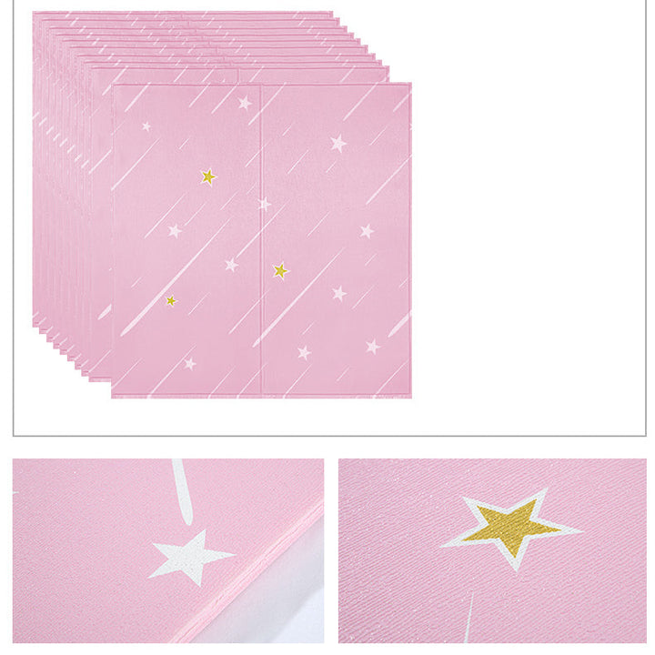 BowLift | Contemporary Wall Ceiling Cartoon Print Peel and Stick Waterproof Wall Panel