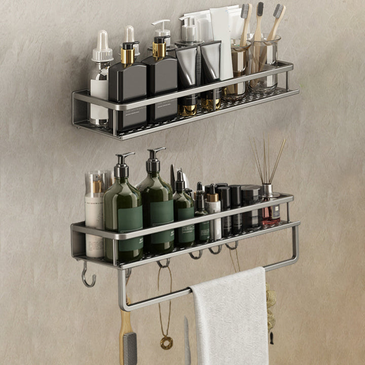BowLift | Minimalism Matte Metal Bathroom Accessory Set Modern Bathroom Rack