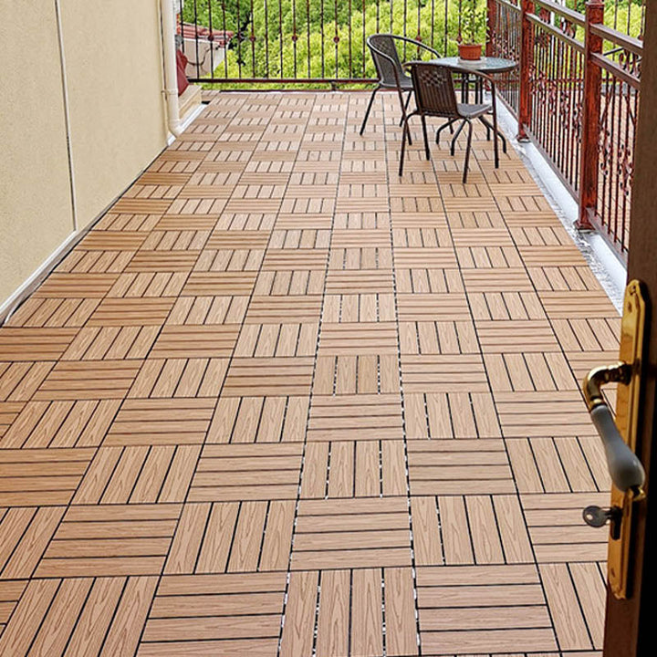 BowLift | Classic Cover Tile Laying Pattern Wood Outdoor Floor Tile