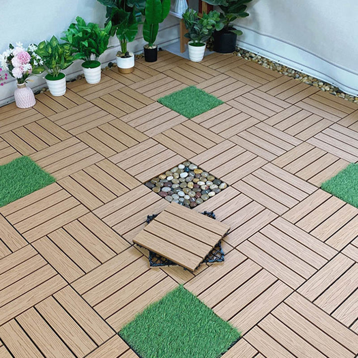 BowLift | Classic Cover Tile Laying Pattern Wood Outdoor Floor Tile