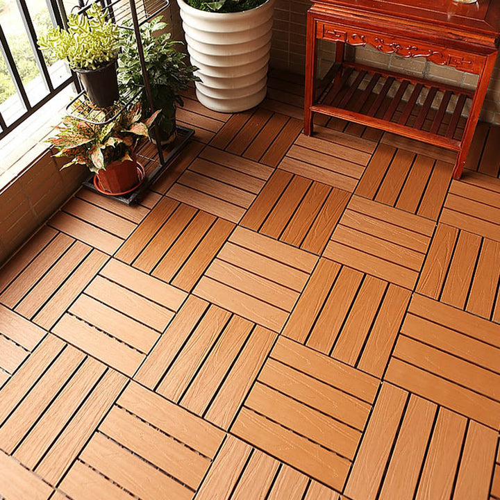 BowLift | Classic Cover Tile Laying Pattern Wood Outdoor Floor Tile