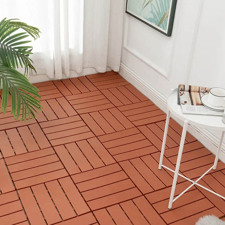 BowLift | Classic Cover Tile Laying Pattern Wood Outdoor Floor Tile