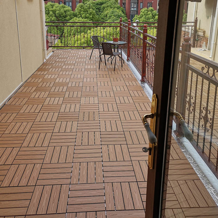 BowLift | Classic Wooden Outdoor Flooring Composite Paving Tiles