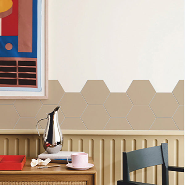 BowLift | Peel and Stick Tiles Hexagonal Peel and Stick Backwall 20 Pack for the Bathroom