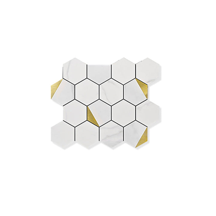 BowLift | Hexagonal Modern Peel and Stick Tiles Mosaic Tiles Peel and Stick Backsplashes