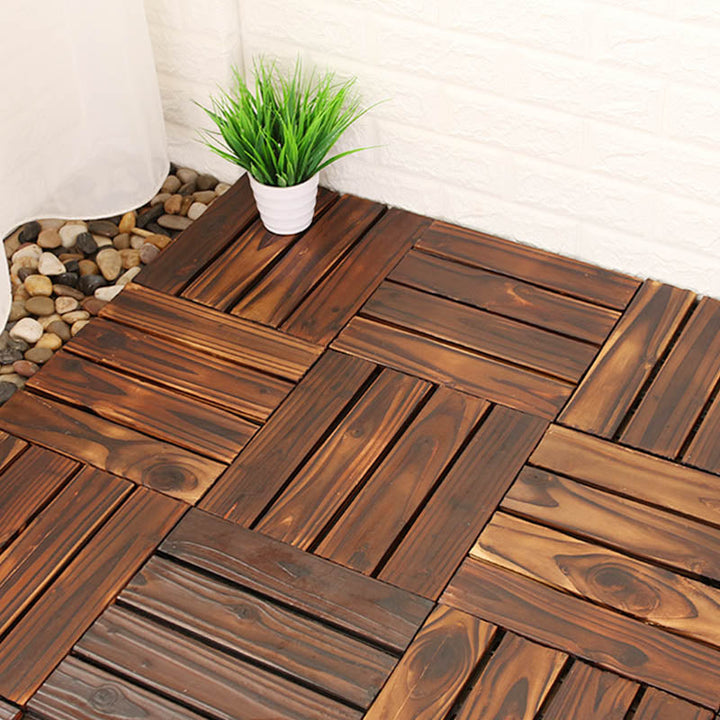 BowLift | Connection Patio Floor Tiles Made of Solid Wood Patio Floor Tiles