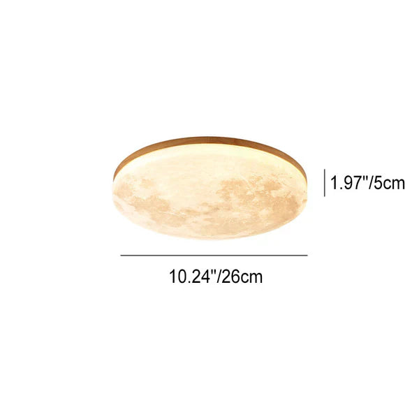 BowLift | Nordic Minimalist Moon Acrylic LED Mount Ceiling Light