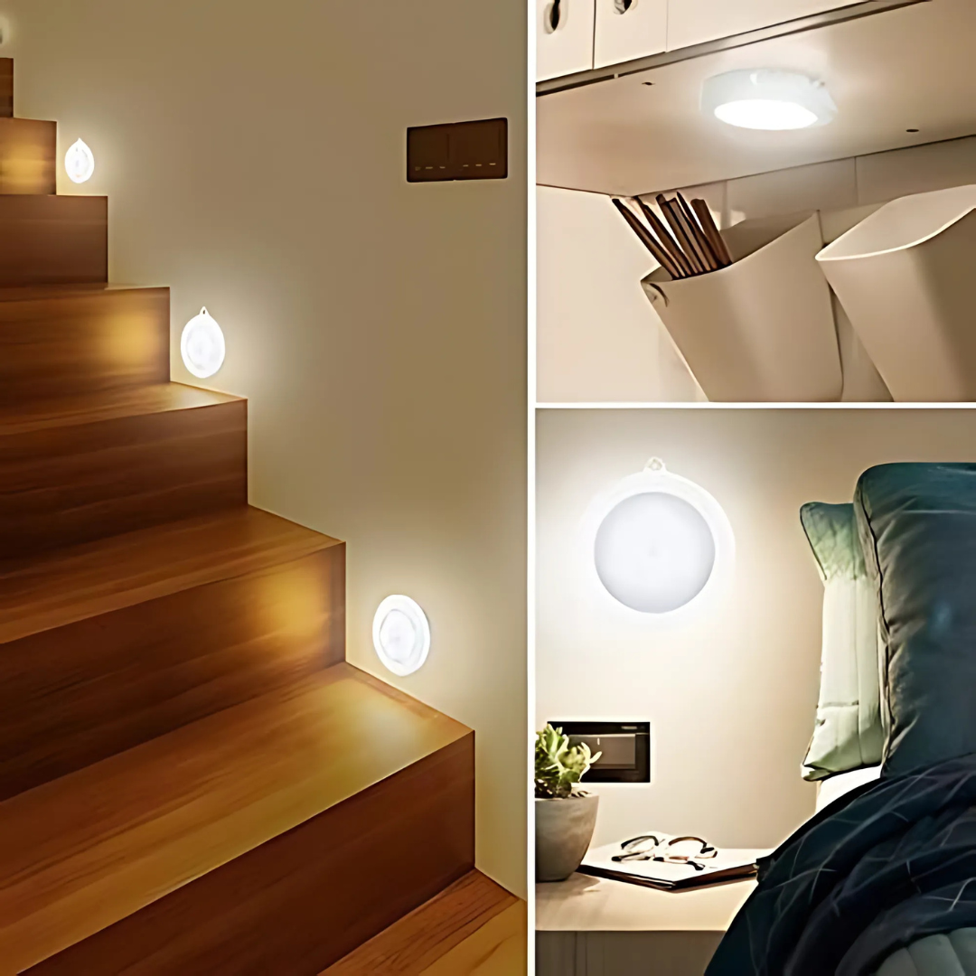 Motion Sensor LED Wall Light for Bedroom, Hallway, Kitchen or Closet