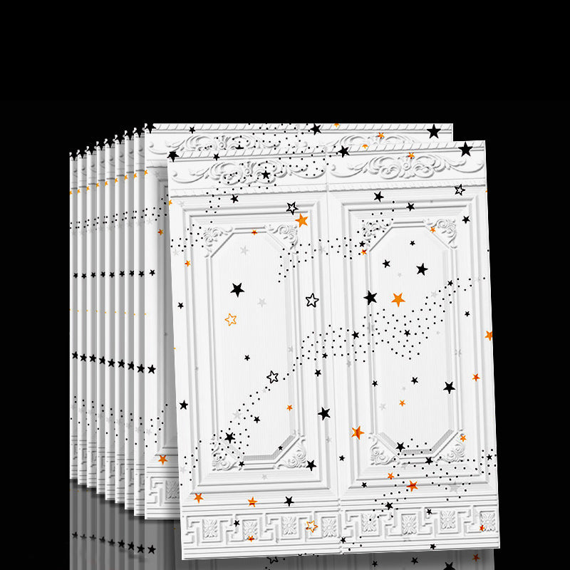 BowLift | Contemporary waterproof 3D wall panel veneer for peeling and sticking for interior walls