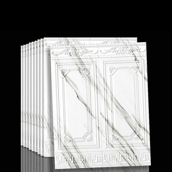 BowLift | Contemporary waterproof 3D wall panel veneer for peeling and sticking for interior walls