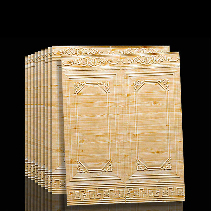 BowLift | Contemporary waterproof 3D wall panel veneer for peeling and sticking for interior walls