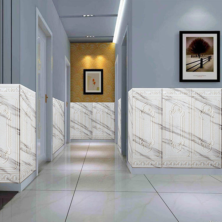 BowLift | Glam Scratch Resistance Wainscoting 3D Peel and Stick Interior Wall Panel