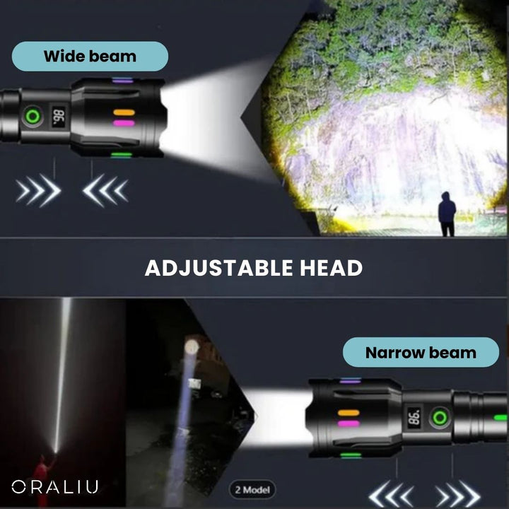 BowLift | Military-Grade LED Flashlight – Rechargeable – 9000 Lumens