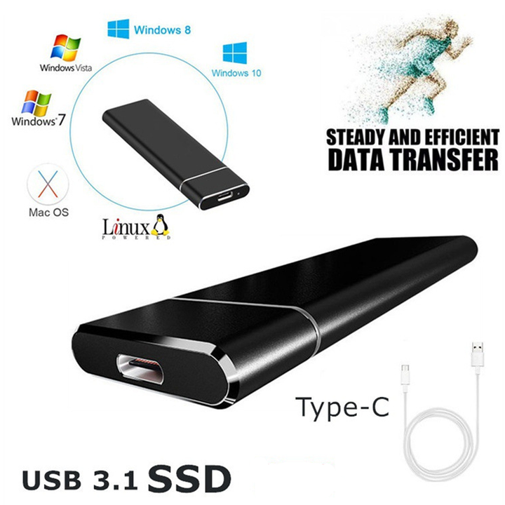 BowLift | Portable Solid State External Hard Drive, Ultra Speed External SSD