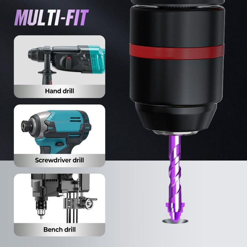 BowLift | Woyuosn VioletShield Quad-Edge Drill Set
