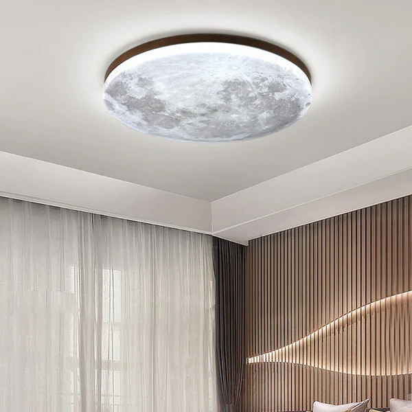 BowLift | Nordic Minimalist Moon Acrylic LED Mount Ceiling Light