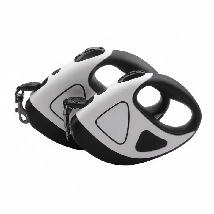 BowLift | BRIGHTLEASH – LED dog leash with reflectors & retraction mechanism for safe walks