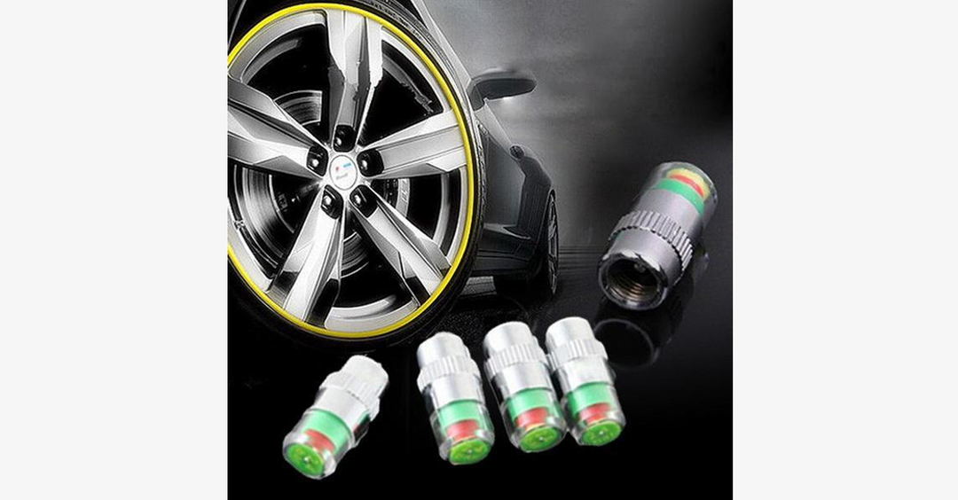 BowLift | Practical Car Tire Pressure Monitors - Set of Four - Drive Safely!