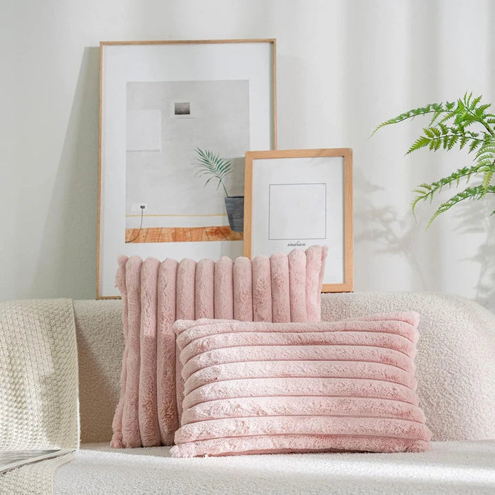 BowLift | Luxury Faux Rabbit Fur Cushion Cover