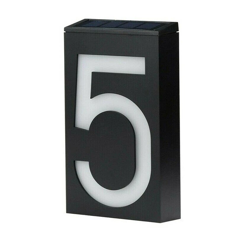 BowLift | Solar house numbers - eco-friendly - economical - modern design