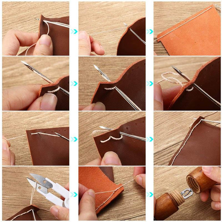 Pre-order >> Needle and leather sewing kit for sewing leather | Bowlift