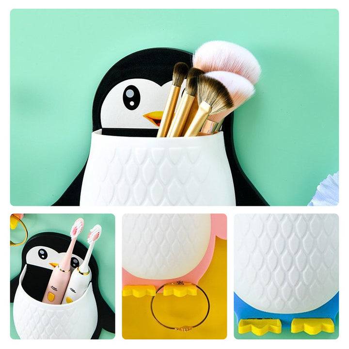 Penguin Shape Wall Mount Phone Holder | Bowlift