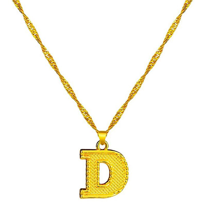 BowLift | 18K gold-plated initial letter necklace