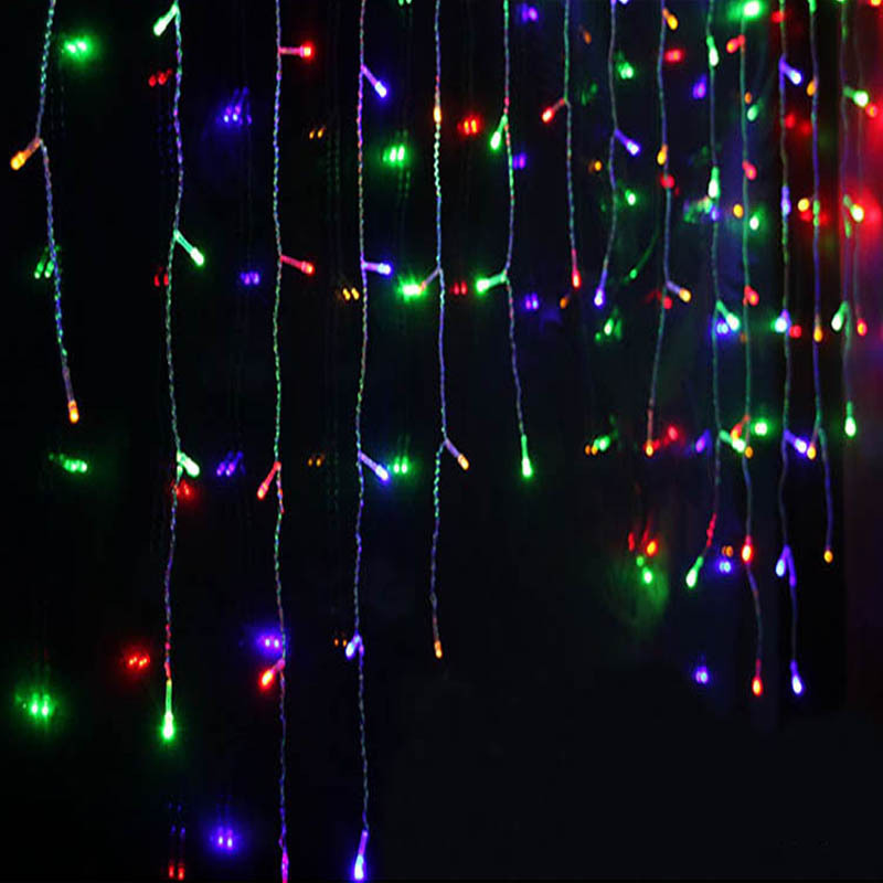 BowLift | LED Starry Sky Icicle Light String – Decorative Light Curtains for Christmas and Garden