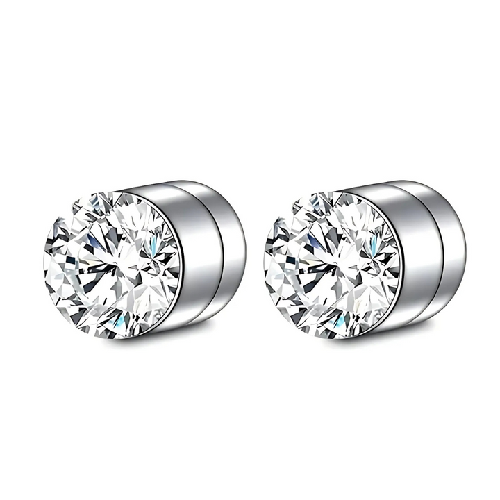 BowLift | Premium Unisex Magnetic Crystal Design Stud Earrings