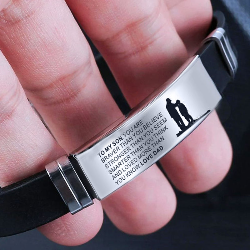 BowLift | To My Son Inspirational Bracelet