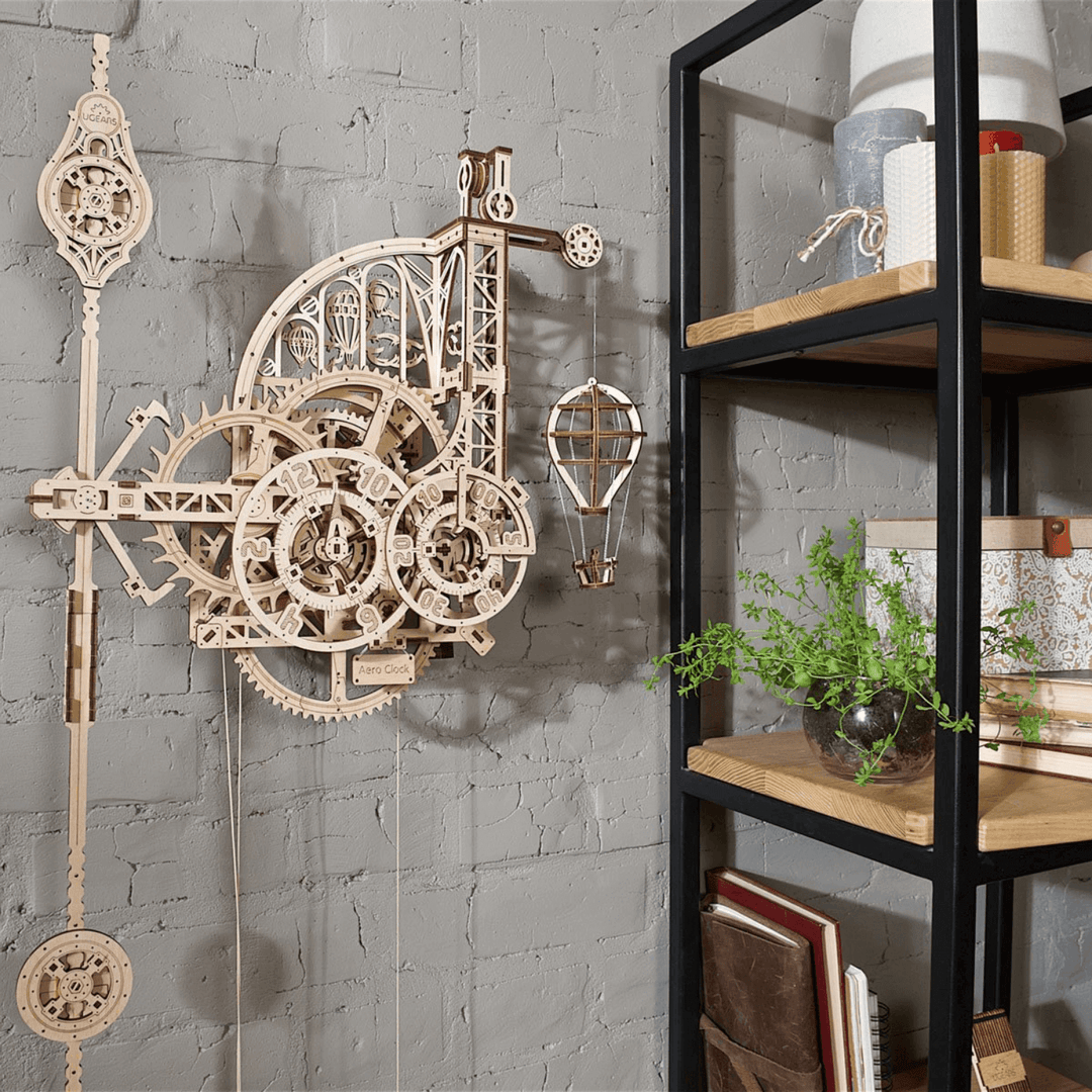 Aero Wall Clock with Pendulum Bowlift