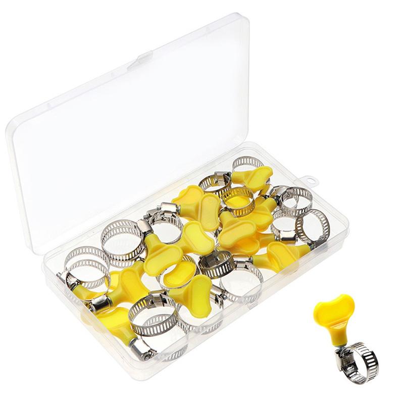 BowLift | Stainless Steel Hose Clamp Set (20 pieces)