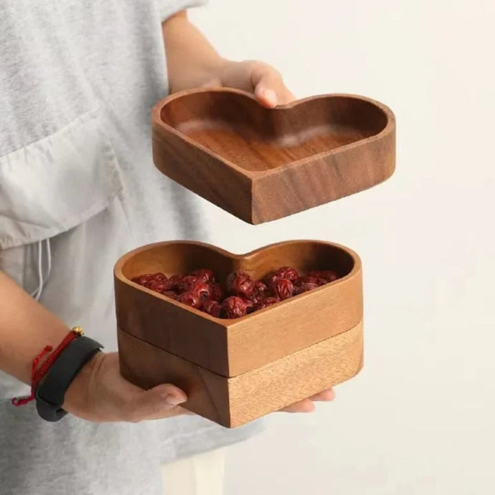 BowLift | Rustic Heart Snack Tray Collection | 4pcs