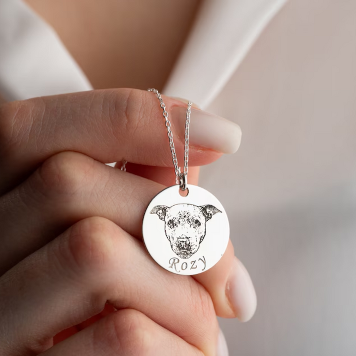 Custom Pet Memorial Necklace Bowlift