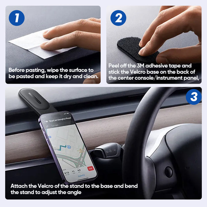 Foldable Magnetic Phone Holder with 360-Degree Rotation