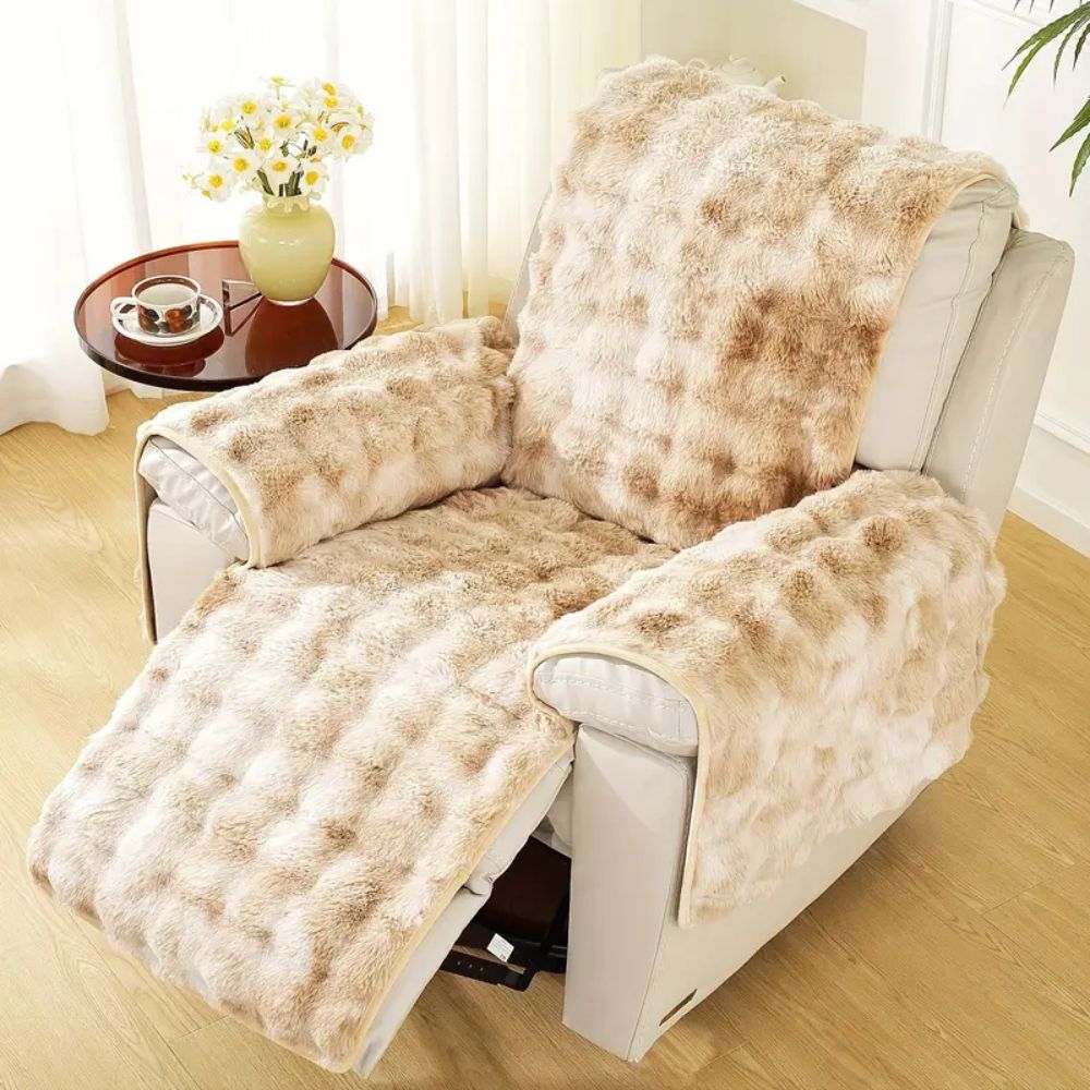 BowLift | Velvet Plush Recliner Sofa Cover