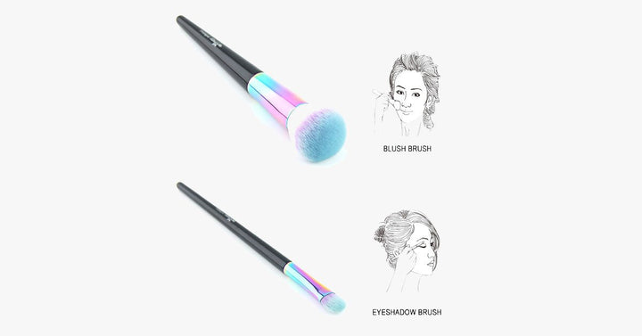 BowLift | Black Mermaid Rainbow Feather Set