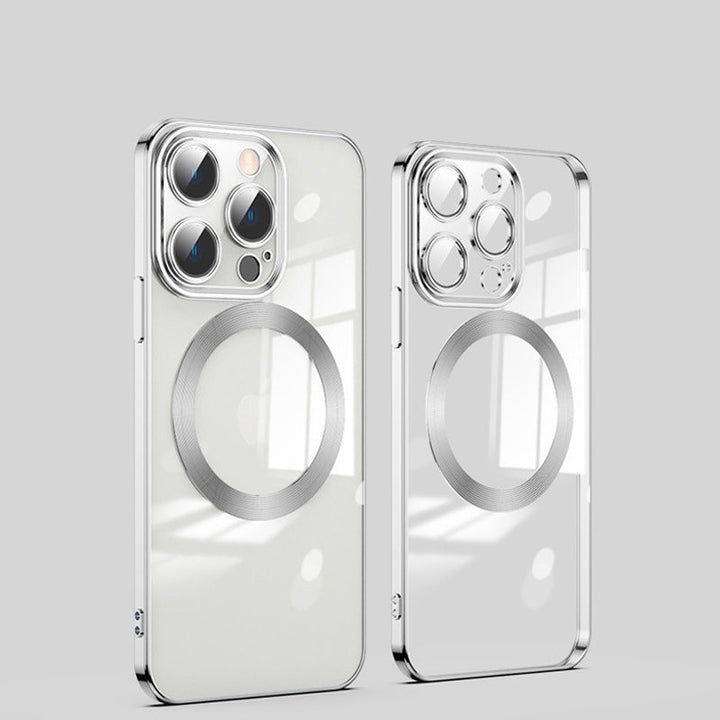 BowLift | Electroplating Wireless Magnetic Charging All-Inclusive Lens Case for iPhone