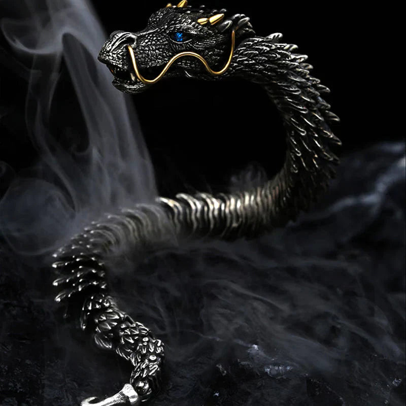 BowLift | Silver Handmade Dragon Chain Bracelet