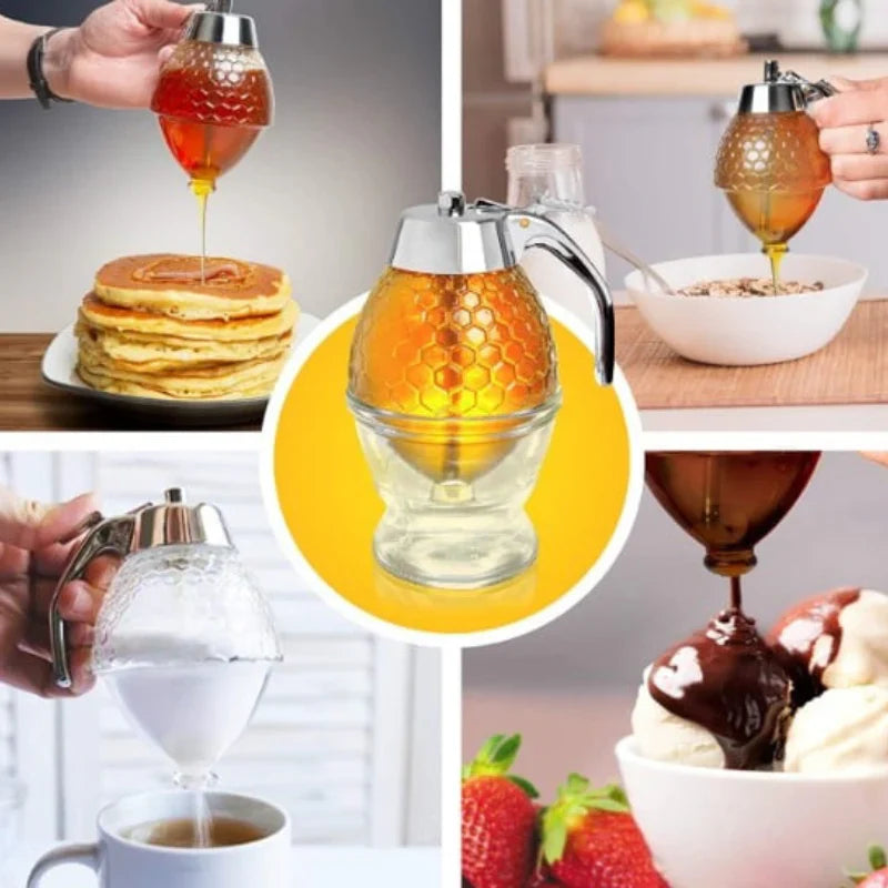 BowLift | Stylish Honey Dispenser with Drip-Free Technology – Precise Dispensing without Spillage