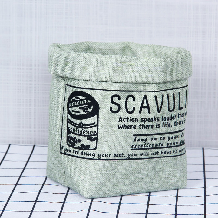 BowLift | Decorative fabric plant pot with print – Versatile storage pot for plants and decor