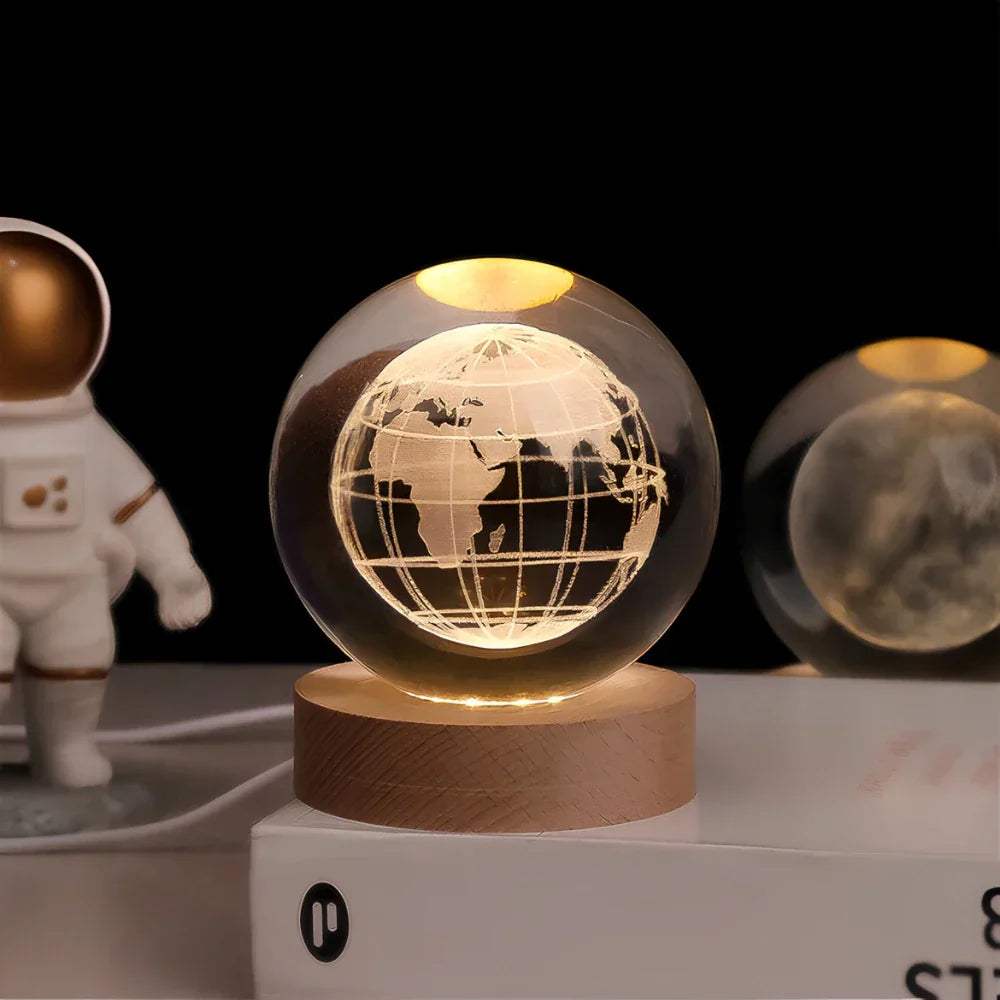 BowLift | 3D Engraved Crystal Ball - Celestia