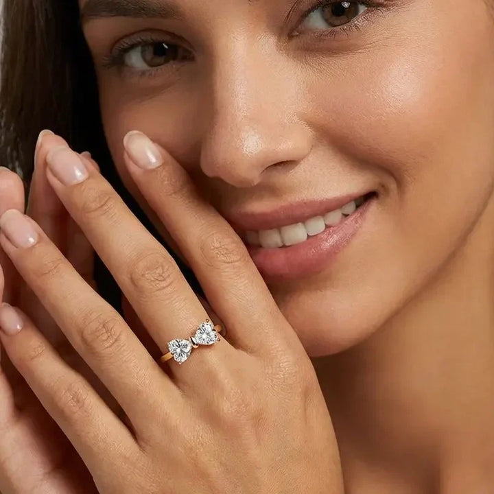 BowLift | S925 Moissanite Feminine Bow Ring