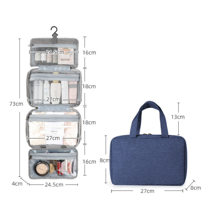 Cosmetic organizer for travel