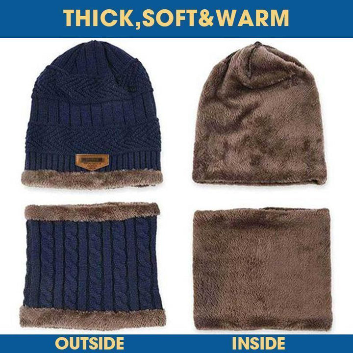 BowLift | Warm Beanie Cap With Scarf