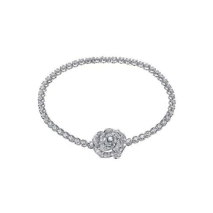 BowLift | Rose Rhinestone Bracelet and Necklace