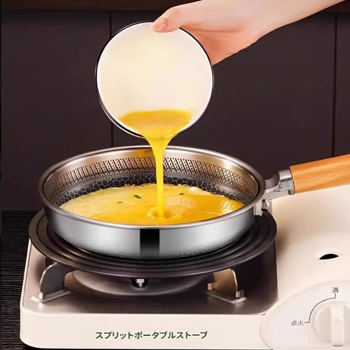 BowLift | Nature Grip Stainless Steel Pan